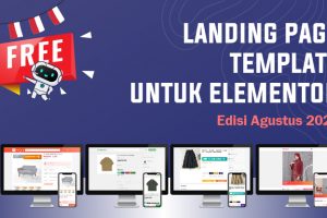 Template Landingpage Gratis Edisi Agustus 2023