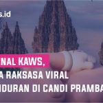 Mengenal KAWS, Boneka Raksasa Viral Yang Lagi Tiduran Di Candi Prambanan