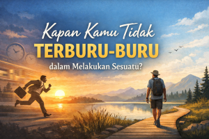 Kapan Kamu Tidak Terburu-buru dalam Melakukan Sesuatu?