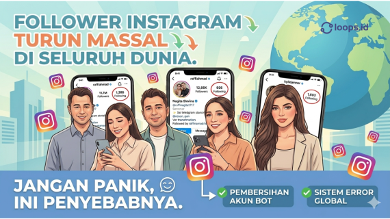 Follower Instagram Turun Massal di Seluruh Dunia. Jangan Panik, ini penyebabnya.
