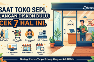 Saat Toko Sepi, Jangan Diskon Dulu. Cek 7 Hal Ini