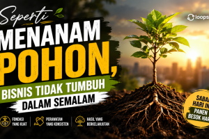Seperti Menanam Pohon, Bisnis Tidak Tumbuh Dalam Semalam