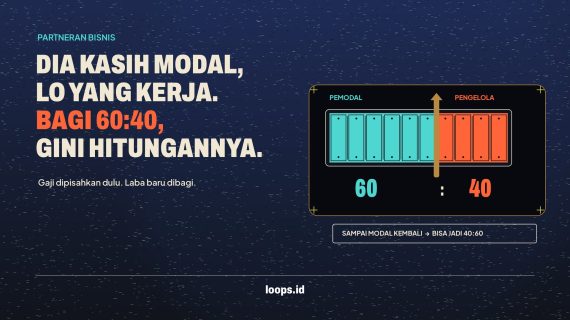 Dia Kasih Modal, Lo yang Kerja. Bagi 60:40, Gini Hitungannya